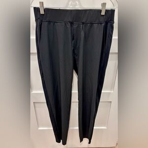 Quince Black Ankle Elastic Waist Track Pants Size Small